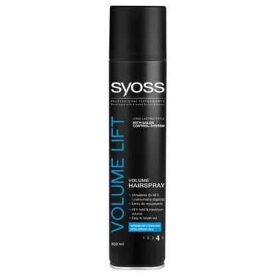 Syoss Volume Lift, Hairspray (Lakier do włosów zwiększający objętość)