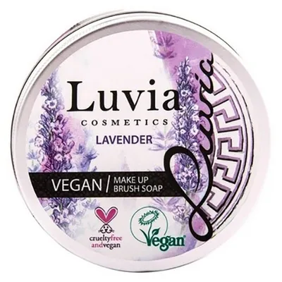 Luvia Cosmetics Brush Soap Lavender (Lawendowe mydło do czyszczenia pędzli i gąbek do makijażu)