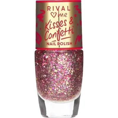 Rival Loves Me Kisses & Confetti, Nail Polish (Lakier do paznokci)