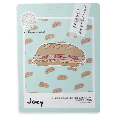 Revolution Beauty (Makeup Revolution) Makeup Revolution x Friends, Joey Clear Complexion Salicylic Sheet Mask (Maska w płachcie z kwasem salicylowym)