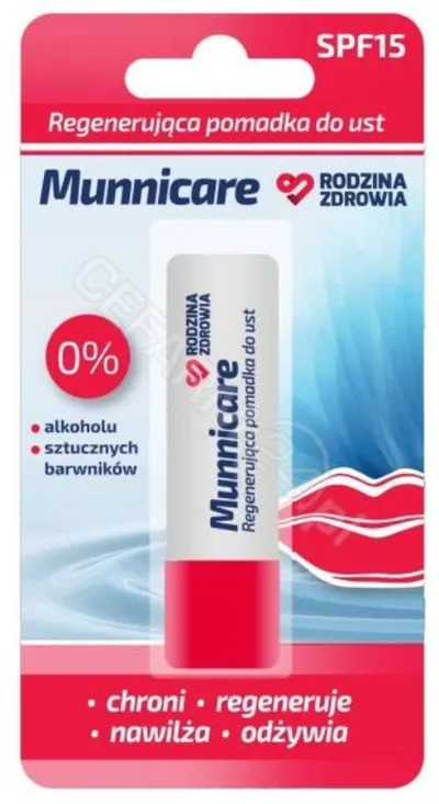 Rodzina Zdrowia Munnicare, Regenerująca pomadka do ust