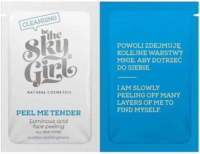 Be The Sky Girl Peel Me Tender, Luminous Acid Face Peeling (Rozświetlający peeling kwasowy do twarzy (nowa wersja))