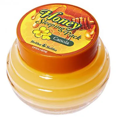 Holika Holika Honey Sleeping Pack - Canola (Całonocna miodowa maseczka do twarzy)