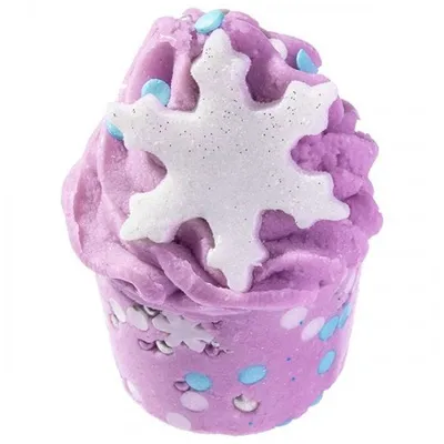 Bomb Cosmetics Northern Lights, Bath Mallow (Kremowa babeczka do kąpieli `Zorza polarna`)