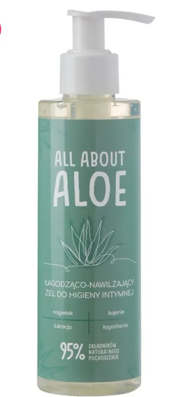 All About Aloe Nawilżająco- łagodzący żel do higieny intymnej (nowa wersja)