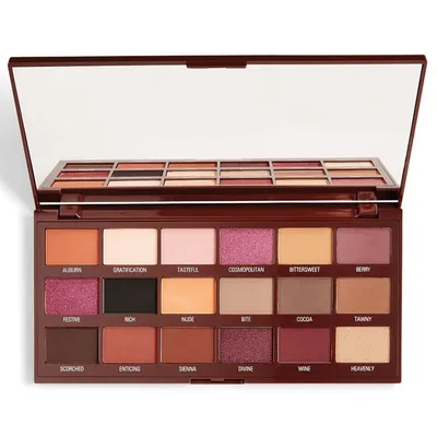 I Heart Revolution Cranberries and Chocolate Shadow Palette (Paleta 18 cieni do powiek)