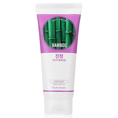 Holika Holika Daily Fresh Bamboo Cleansing Foam (Oczyszczająca pianka do twarzy z ekstraktem z soku liści bambusa)