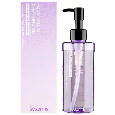 Sesamis Aqua Nature, Cleansing Oil (Nawilżający olejek do oczyszczania twarzy)