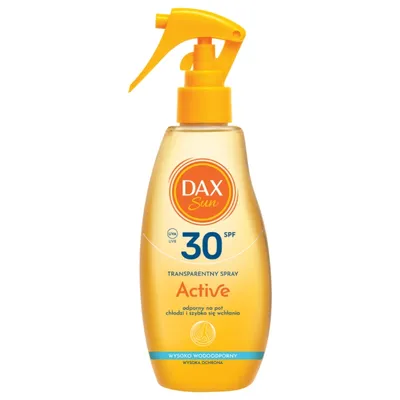 Dax Sun Active, Transparentny spray ochronny SPF30