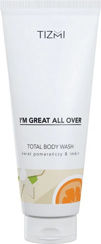 Tizmi Total Body Wash `Orange Flower & Ginger` (Żel do mycia ciała `Kwiat pomarańczy i imbir`)