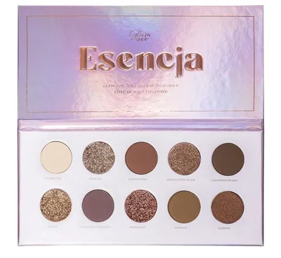 Glam Shop Kolekcja Esencja, GlamBOX,  Paleta cieni do powiek