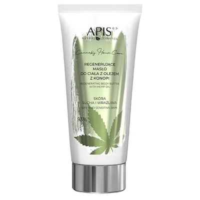 Apis Cannabis Home Care, Regenerujące masło do ciała z olejem z konopi