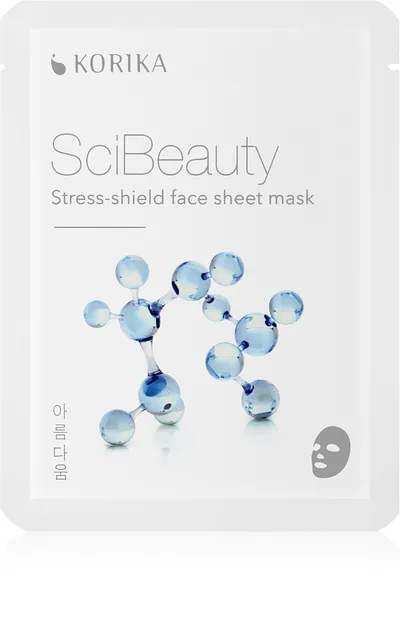 Korika SciBeauty, Stress- Shield Face Sheet Mask (Maseczka płócienna antystresowa)