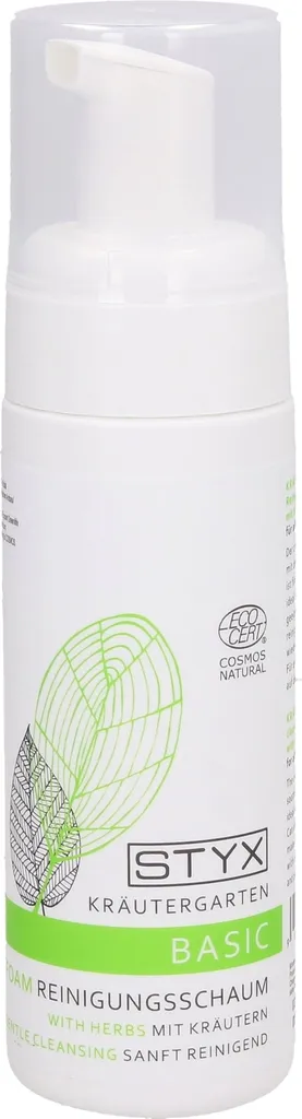 Styx Naturcosmetic Basic, Krautergarten Reinigungsschaum (Ziołowa pianka oczyszczająca z organicznymi ziołami)