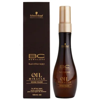 Schwarzkopf Professional BC Bonacure, Oil Miracle, Divine Polish (Spray nabłyszczający z olejkiem arganowym)