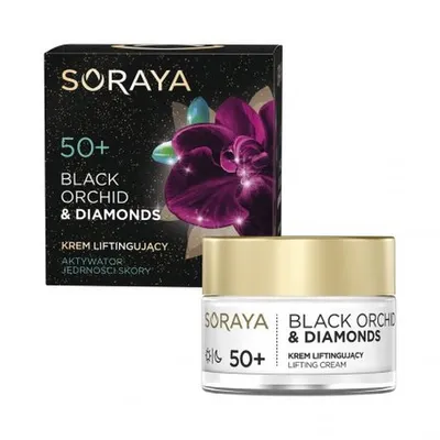 Soraya Black Orchid & Diamonds, Krem liftingujący na dzień i na noc `Aktywator gęstości skóry 50+`