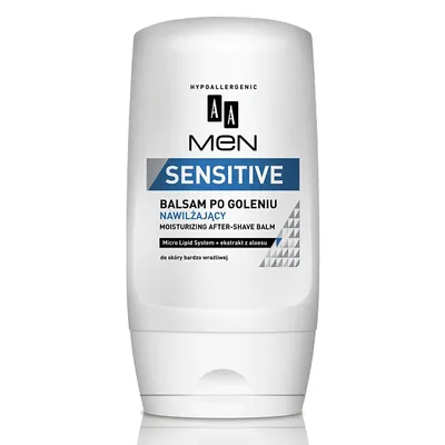 AA Men, Sensitive, Balsam po goleniu nawilżający do skóry bardzo wrażliwej