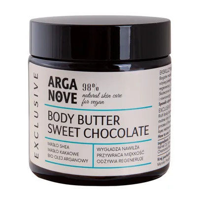 Arganove Body Butter Sweet Chocolate (Eksluzywne masło do ciała `Słodka czekolada`)