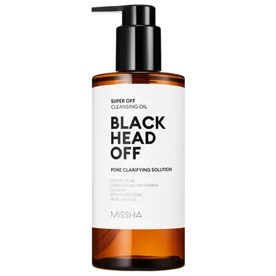 Missha Super Off Cleansing Oil, Blackhead Off Pore Clarifying Solution (Oczyszczający olejek do demakijażu)