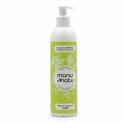 Manu Natu Naturalne mydło w płynie z olejem konopnym