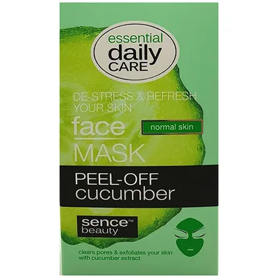 Sence Beauty Essential Daily Care, Face Mask Peel-off Cucumber (Maska peelingująca ogórkowa)