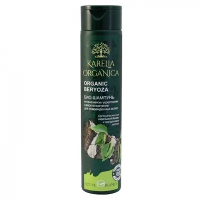 Karelia Organica Organic Beryoza, Bio szampon dla włosów zniszczonych ` Intensywne wzmocnienie i odbudowa`
