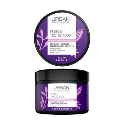 Urban Care Purple Toning Mask, Intensive Treatment Hair Mask (Maska chroniąca kolor włosów jasnych i blond)