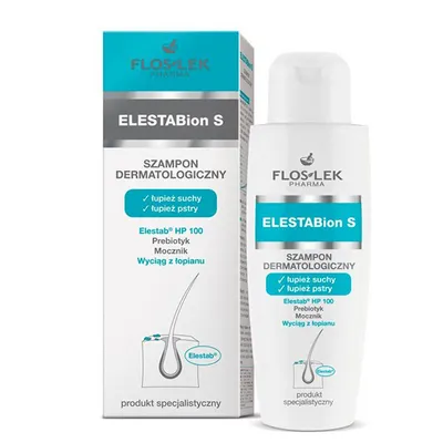 Floslek Pharma, ELESTABion S (Szampon dermatologiczny - łupież suchy i pstry)
