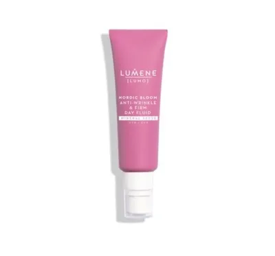 Lumene Lumo, Nordic Bloom, Anti-Wrinkle & Firm Day Fluid (Lekki krem z filtrem mineralnym SPF30)