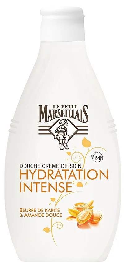 Le Petit Marseillais Douche Creme de Soin `Hydratation Intense` (Pielęgnujacy krem do mycia z masłem Shea i słodkim migdałem `Intensywne Nawilżanie`)