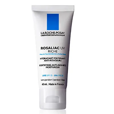 La Roche-Posay Rosaliac Riche UV, Fortifying Anti - redness Moisturizer SPF 15 (Wzmacniający preparat na zaczerwienienia z ochroną UV)