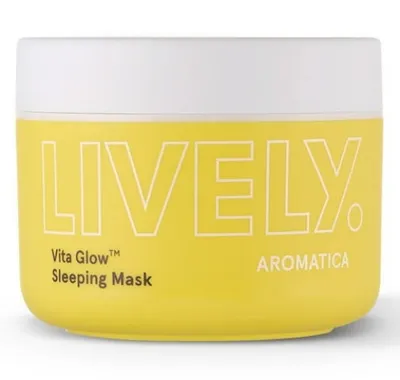 The Aromatica Lively Vita Glow Sleeping Mask (Całonocna maseczka rewitalizująca)