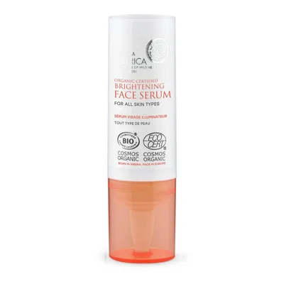 Natura Siberica Organic Certified Brightening Face Serum (Organiczne certyfikowane rozświetlające serum do twarzy do wszystkich typów skóry z hydrolatem z herbaty kurylskiej)