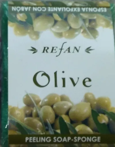 Refan Olive Peeling Soap-Sponge (Mydło z gąbką peelingujące)