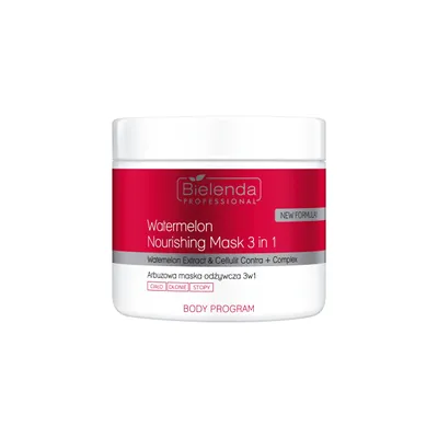 Bielenda Professional Body Program, Watermelon Nourishing Mask 3 in 1 (Arbuzowa maska odżywcza 3 w 1 (nowa wersja))