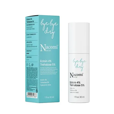Nacomi Next Lvl, Bye Bye Dry, Ectoin 4% Trehalose 5% (Regenerujące serum do twarzy)