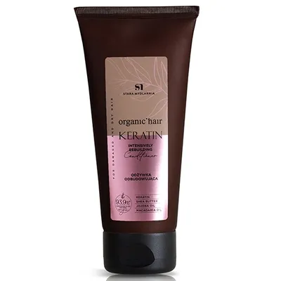 Stara Mydlarnia Organic Hair, Keratin, Odżywka odbudowująca