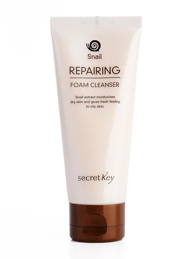 Secret Key Snail Repairing Foam Cleanser (Pianka oczyszczająca do twarzy)