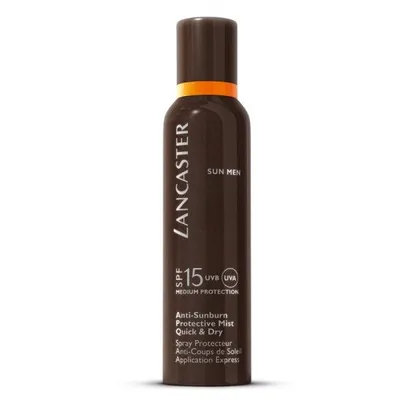 Lancaster Sun Men, Anti-Sunburn Quick & Dry Protective Mist SPF 15 (Ochronna mgiełka przyspieszająca opalanie SPF 15)