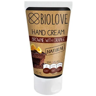 Biolove Brownie with Orange, Hand Cream (Krem do rąk `Brownie z pomarańczą`)