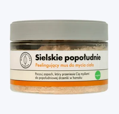 Manufaktura Piękna Peelingujący mus do mycia ciała `Sielskie popołudnie`