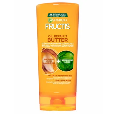 Garnier Fructis, Oil Repair Butter, Odżywka intensywnie odżywiająca do włosów bardzo suchych (nowa wersja)