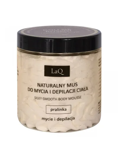 LaQ Naturalny mus do mycia i depilacji ciała `Pralinka`