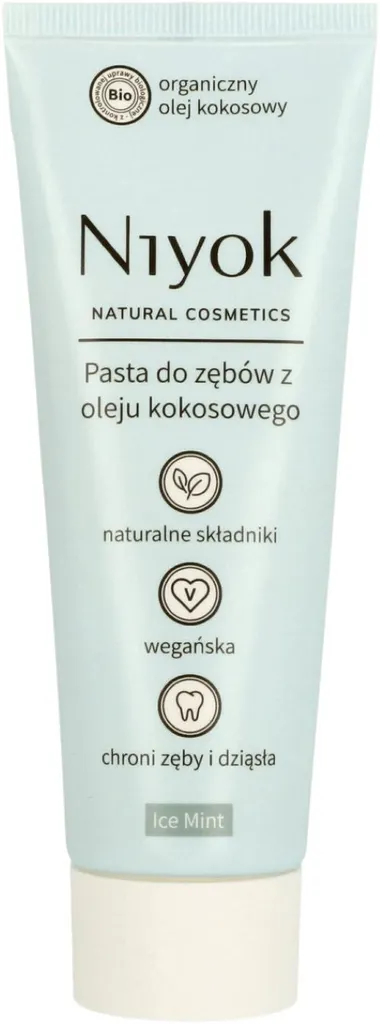 Niyok Pasta do zębów z oleju kokosowego `Ice mint`