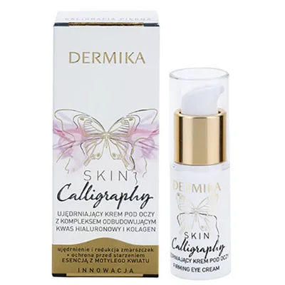 Dermika Skin Calligraphy, Ujędrniający krem pod oczy z kompleksem odbudowującym