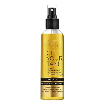 Lift4Skin Get Your Tan!, Gold Glowig Mist (Złota mgiełka rozświetlająca)