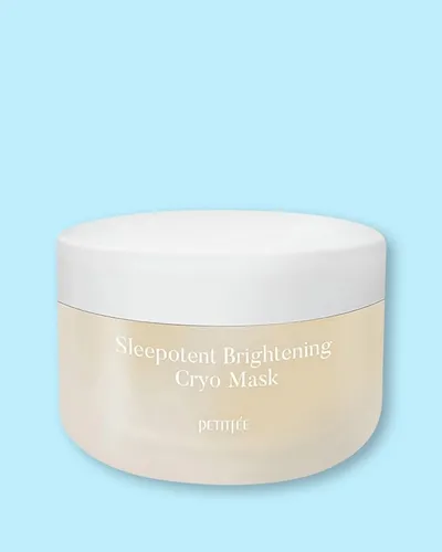 Petitfee Sleepotent Brightening Cryo Mask (Rozświetlająca kriomaska na noc)