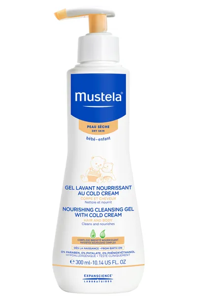 Mustela Bebe - Enfant, Nourishing Cleansing Gel with Cold Cream [ Gel Lavant Nourrissant au Cold Cream] (Odżywczy żel do mycia z cold cream)