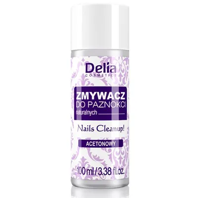 Delia Coral, Nails Cleanup!, Zmywacz do paznokci naturalnych acetonowy