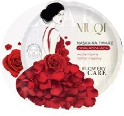 Niuqi Flowery Care, Maska na twarz odmładzająca